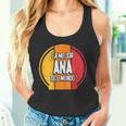 La Mejor Ana Del Mundo Divertido Nombre Ana Camiseta sin mangas