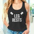 Leg Rests Adult Humour Dad Joke Tank Top