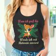 Liebe Zur Weihnachtszeit Reh Kitz Rehkitz Rotwein Tannen Tank Top