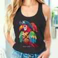 Loro Pirata Divertido Loroestido Como Pirata Camiseta sin mangas