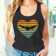 I Love Bat Fan Retrointage Flight Fox Bat Tank Top