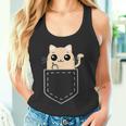 Lustige Katze Mittelfinger Stinkefinger Cat Kawaii Tank Top