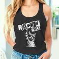 Lustiges Musik Festival Rock Katze Rock N Roll Tank Top