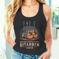 Man Kann Niemals Zuiele Gitarren Haben Gitarrist Tank Top