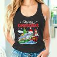 Merry Christmas Cruise Santa Cruise Ships Xmas Symbols Lover Tank Top