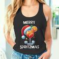 Merry Spritzmas Christmas Cocktail Holiday Drink Tank Top