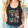 Mono Frontprint Arte Gráfico Animal Obra De Arte Monkey Camiseta sin mangas