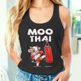 Moo Thai Muay Thai Cow Thai Boxing For Children Muay Thai Tank Top