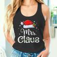 Mr And Mrs Claus Pyjama Santa Tank Top