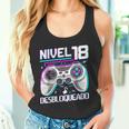 Nivel 18 Desbloqueado Cumpleaños 18 Años Camiseta sin mangas