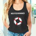 No Swimmer Lifebuoy Swimming Pool Swimming Tank Top