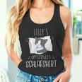 Official Cat Sleep Personalised Name Lilly Tank Top