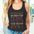 Oh What Fun It Is To Run Christmas Jumper Tank Top