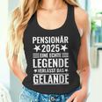 Pensionierung Legendeerlässt Das Gelände Pensionär 2025 Tank Top