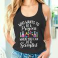 Quién Quiere Ser Princesa Cuando Puedes Ser Un Nerd Científico Camiseta sin mangas
