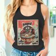 Raccoon Anime Ramen Tank Top - Fun Japanese Style Wear