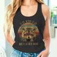 Raccoon Trash Panda Kids Tank Top | Fun Cartoon Design