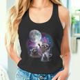 Raccoons Howling At The Moon Shirt Raccoon Tank Top