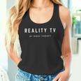 Reality Tv My Binge Therapy Saying Trash Tv Lover Tank Top