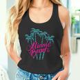 Recuerdo De Lasacaciones En Miami Beach 80'S Miami Beach Camiseta sin mangas