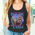 Retro Raccoon Meme Tank Top | Humorous Unisex Attire
