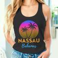 Retro Sunset Nassau Bahamas Beach Trip Vacation Summer Group Tank Top