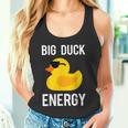 Sarcastic Meme Pun Cool Rubber Duck Wearing Sunglasses Tank Top