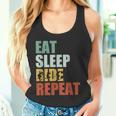 Scooter & Patinete Skater Regalo Eat Sleep Ride Repeat Camiseta sin mangas