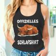 Scottish Highland Cow Official Sleep Nightdress Tank Top