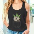 Sea Otter Smoking Weed Cannabis Blunt 420 Thc Stoner Tank Top