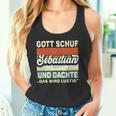 Sebastian Name Saying Gott Schuf Sebastian S Tank Top