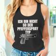 'Selbstverteidigungs Pilots' Motif Tank Top