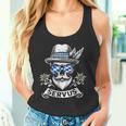 Servus Bayern Skull Bavarian Bua Costume Servus Tank Top