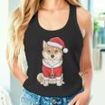 Shiba Inu Santa Claus Christmas Tank Top