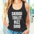 Skibidi Toilette Rizz Ohio Tank Top