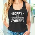 Software Computer Programmer Costume Nerds Science Coding Tank Top