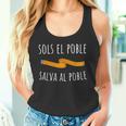 Sols El Poble Salva Al Poble Solo El Pueblo Salva Al Pueblo Camiseta sin mangas