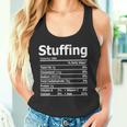 Stuffing Nutrition Facts Thanksgiving Dinner Nutrition Facts Tank Top