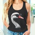 Swan Bird Graphic Animal Illustration Sunglasses Swan Tank Top