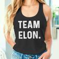 Team Elon Name Tank Top