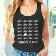 Think Different Sailing Boat Sailing Captain Skipper Tank Top