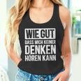 Thinking Hearing Sayings Tank Top