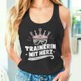 Trainer With Heart Fitness Dance Football Farewell Tank Top