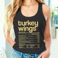 Turkey Wings Nutrition Facts Thanksgiving Christmas Tank Top