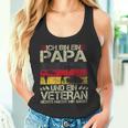 Veteran Father's Day Oak Leaves Soldier And Dad Tank Top