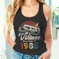 Vintage 1985 Cumpleaños 40 Años Cassette Lápiz Camiseta sin mangas