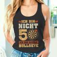 Vintage 50Th Birthday Dart Saying Double Bullseye Tank Top