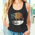 Vintage Raccoon Tank Top - Retro Trashpanda Moon Design