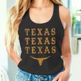Vintage Western State Texan Native Pride Longhorn Bull Texa Tank Top Tank Top