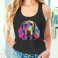 Watercolour Colourful Bavarian Mountain Sweat Dog Tank Top